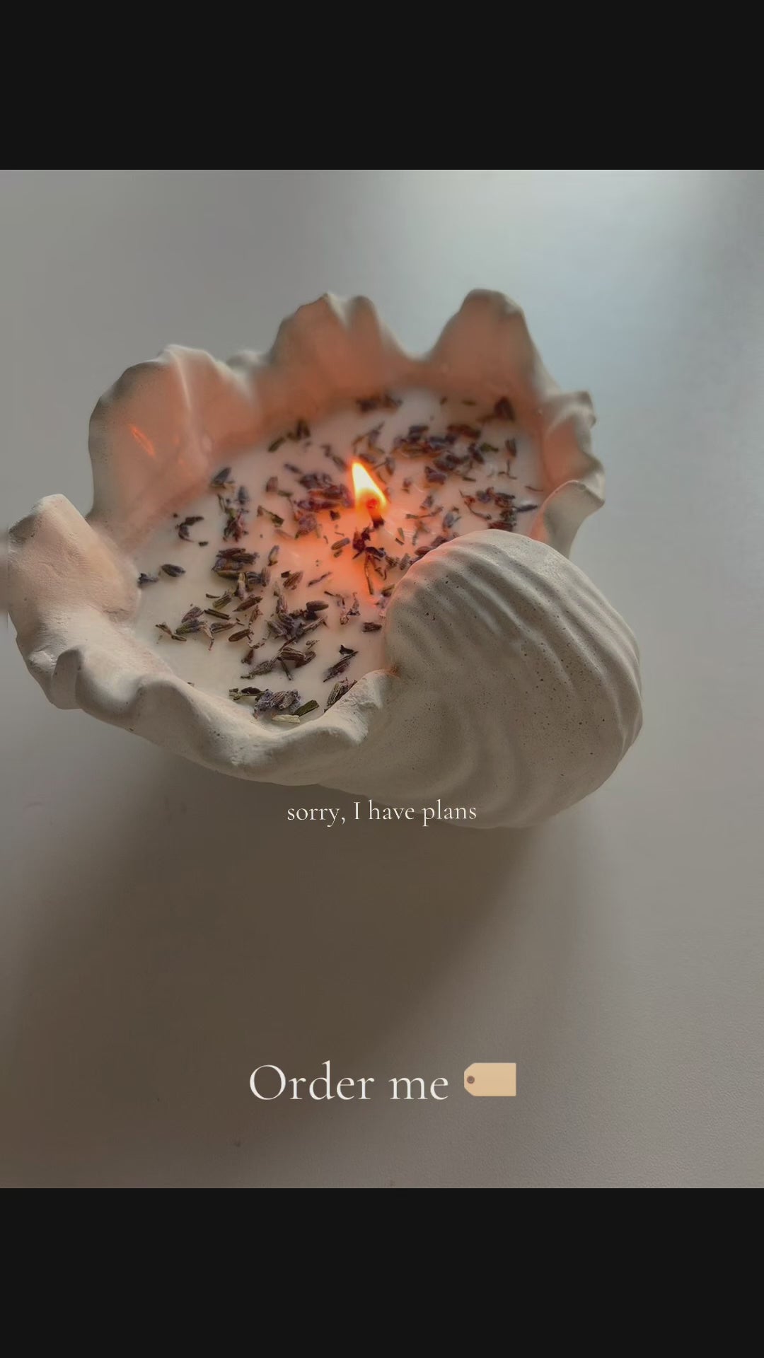 “The shell ”• soy wax • 8OZ